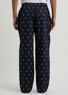 Polo Ralph Lauren Logo Cotton-poplin Pyjama Trousers Navy