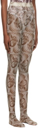 Anne Isabella Green Mesh Tights