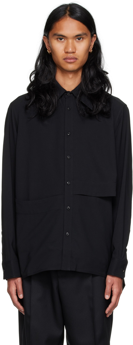 Cornerstone Black Layered Shirt Cornerstone