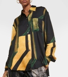 Louisa Ballou Printed oversized shirt