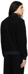 Fred Perry Black Embroidered Track Jacket
