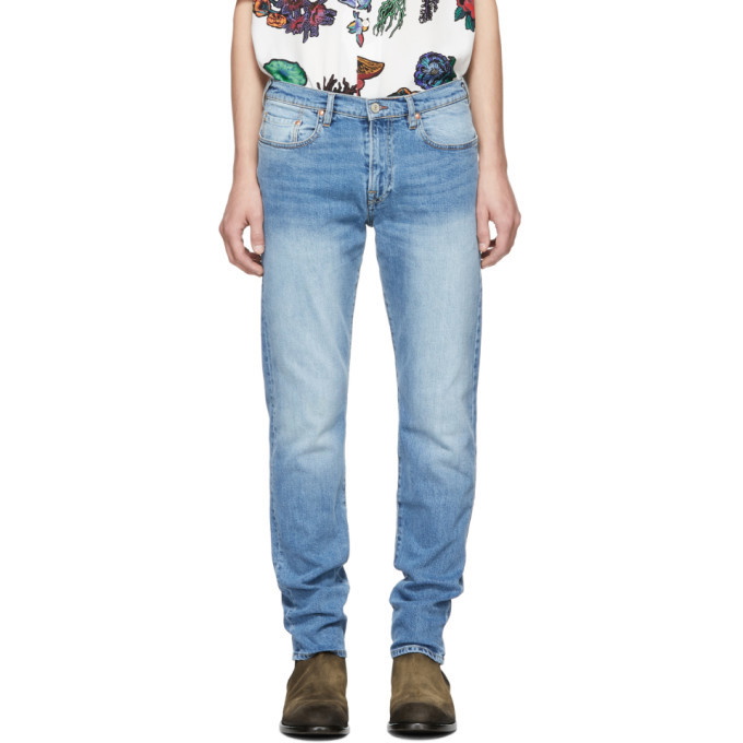 Photo: PS by Paul Smith Blue Tapered Fit Jeans