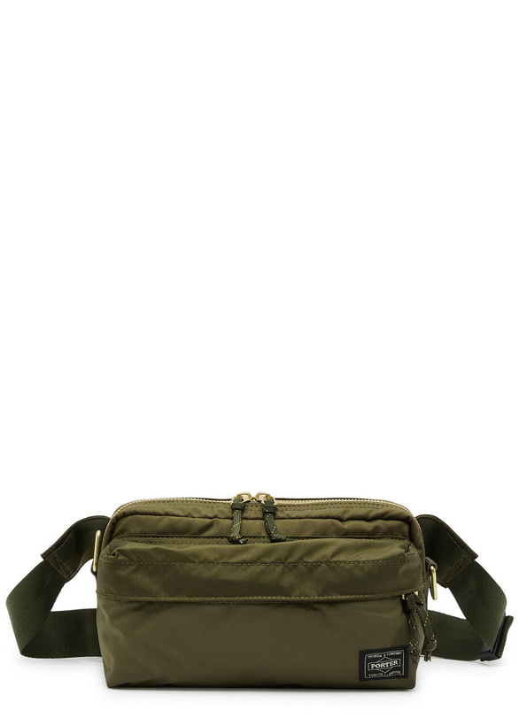 Photo: Porter Force 2Way Nylon Belt bag - Green - One Size