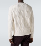 Eleventy Cable-knit wool sweater