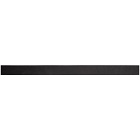 Yohji Yamamoto Black Plain Logo Belt