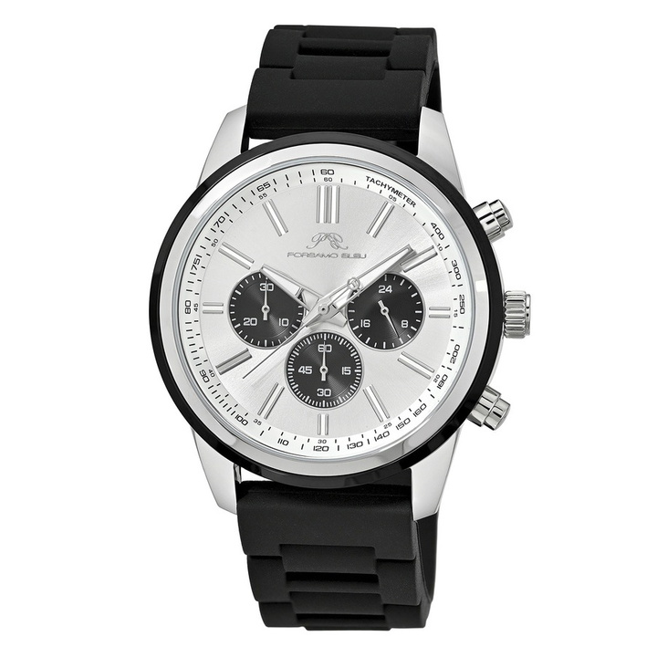 Photo: Porsamo Bleu Logan Chronograph Quartz Silver Dial Mens Watch 1451ALOR