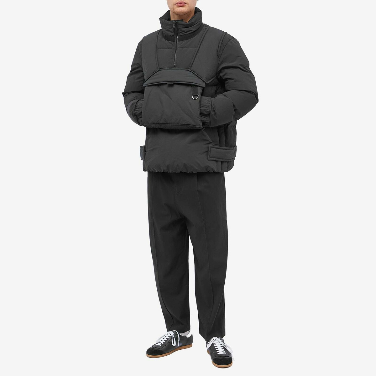 Sacai Men's Padded MA-1 Jacket in Black Sacai