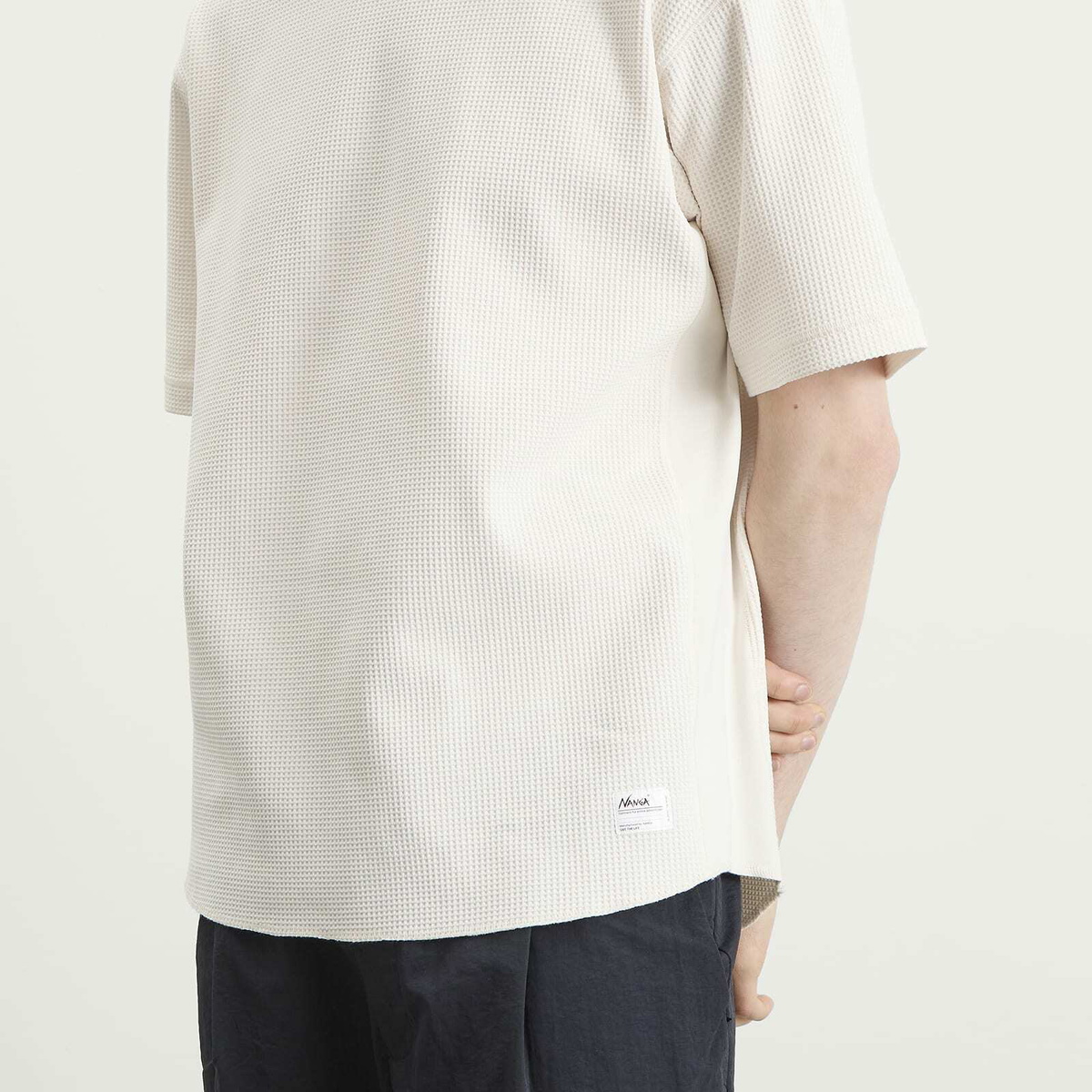 NANGA Men's Airflex® Waffle T-Shirt in White
