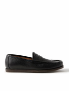Yuketen - Full-Grain Leather Penny Loafers - Black