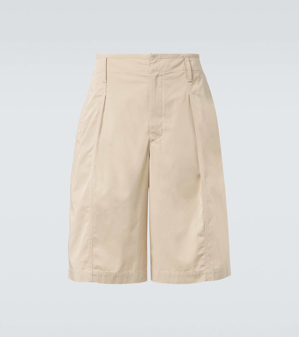 Lemaire Maxi cotton twill Bermuda shorts