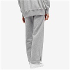 Nike Women's Phoenix Fleece Wide Pant in Dark Grey Heather/Sail