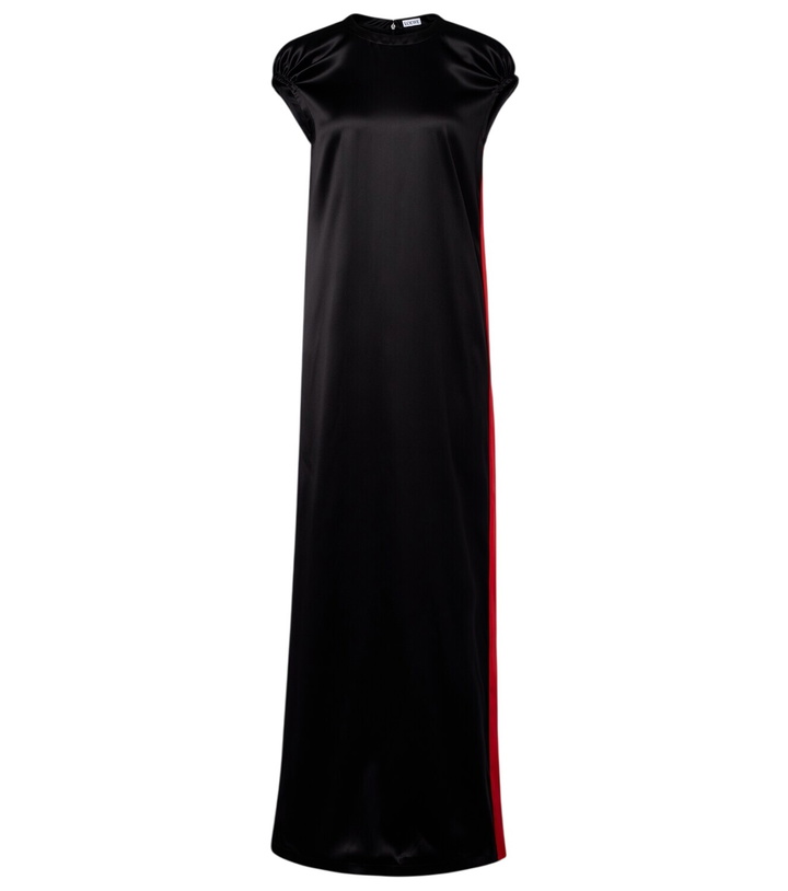 Photo: Loewe Silk-blend satin maxi dress