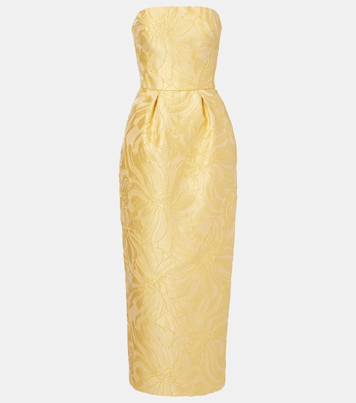 Monique Lhuillier Floral jacquard cocktail dress Monique Lhuillier