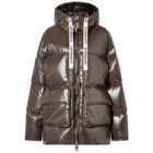 Khrisjoy Women's New Favorite Puffer Parka Jacket in Chocolate