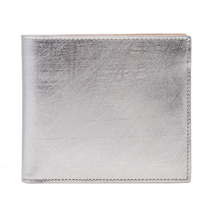Photo: Maison Margiela 11 Scratched Metallic Billfold Wallet