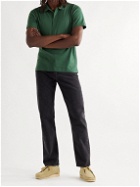Hamilton And Hare - Slub Cotton-Blend Jersey Polo Shirt - Green