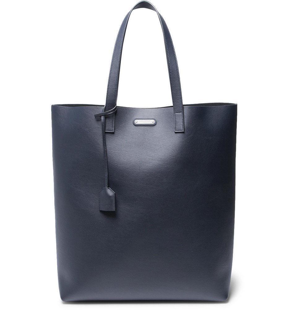 Slim leather tote bag - Saint Laurent - Men