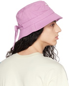 JACQUEMUS Purple 'Le Bob Gadjo' Bucket Hat