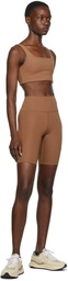 Girlfriend Collective Tan Bike Shorts