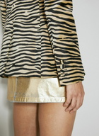 Rabanne Tiger Print Tailored Blazer