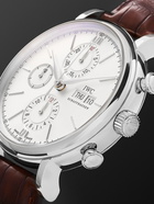 IWC Schaffhausen - Portofino Automatic Chronograph 42mm Stainless Steel and Alligator Watch, Ref. No. IW391007