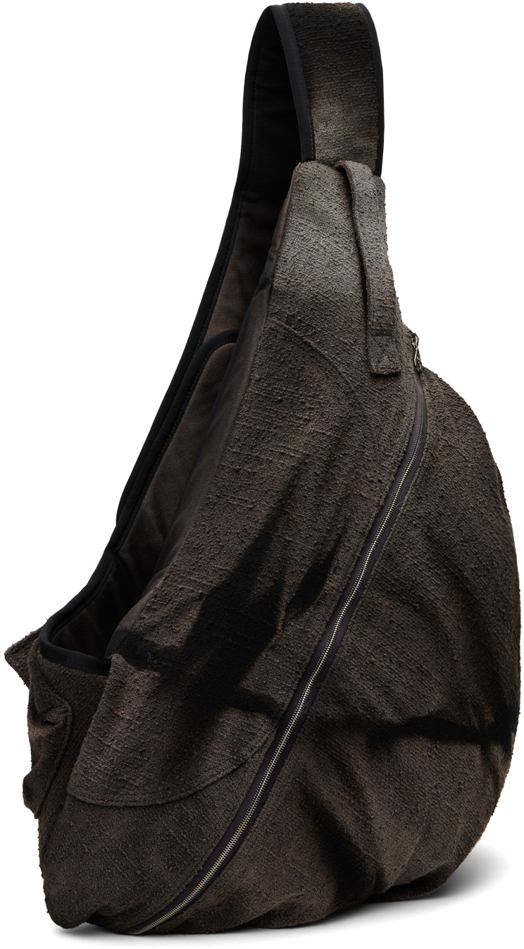 JiyongKim Black Sun-Bleached Sling Bag