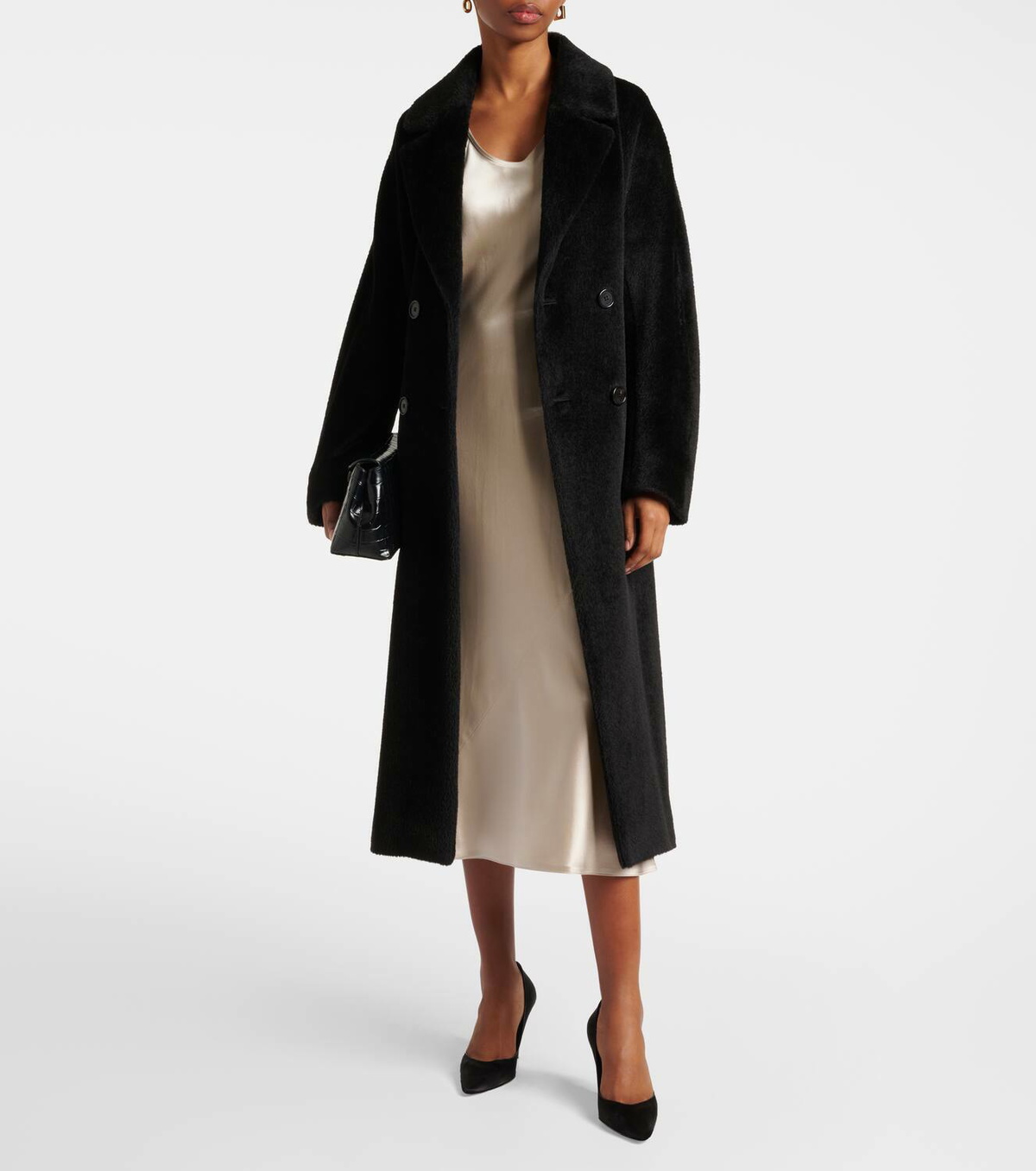 Max Mara Banjo silk satin midi dress Max Mara