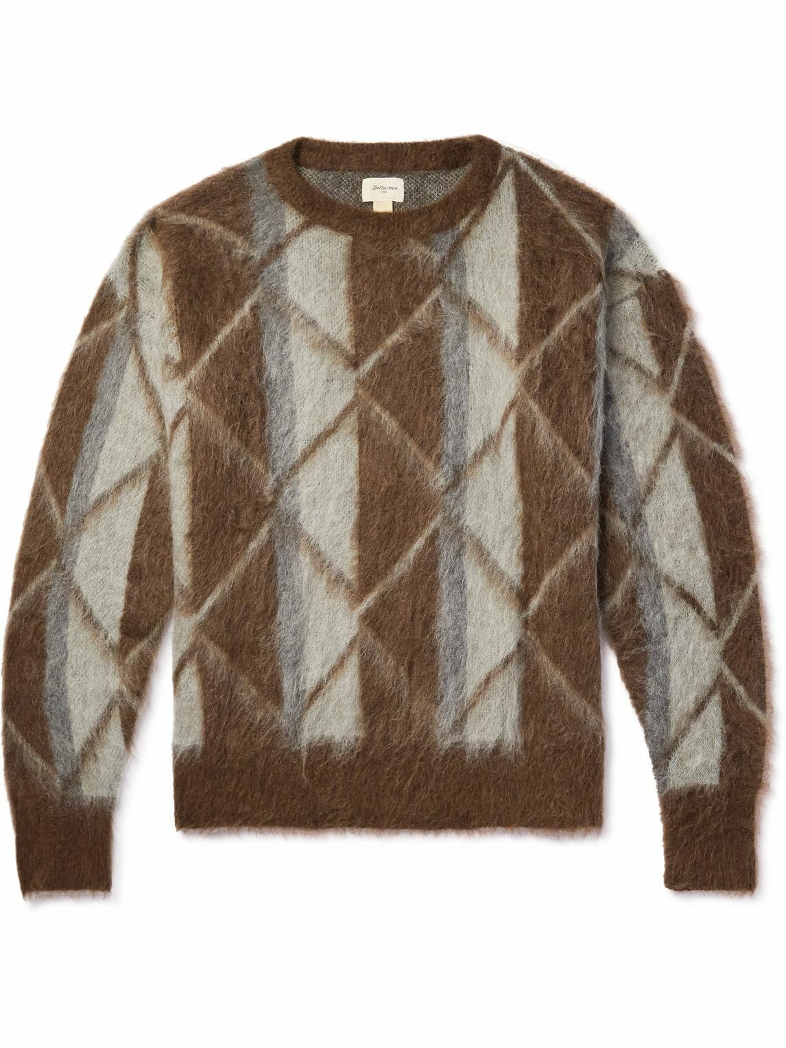 Photo: Bellerose - Dinom Checked Wool Sweater - Multi
