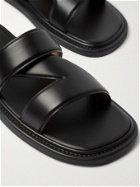 BOTTEGA VENETA - Leather Slides - Black