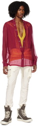 Rick Owens Pink Fogpocket Larry Shirt