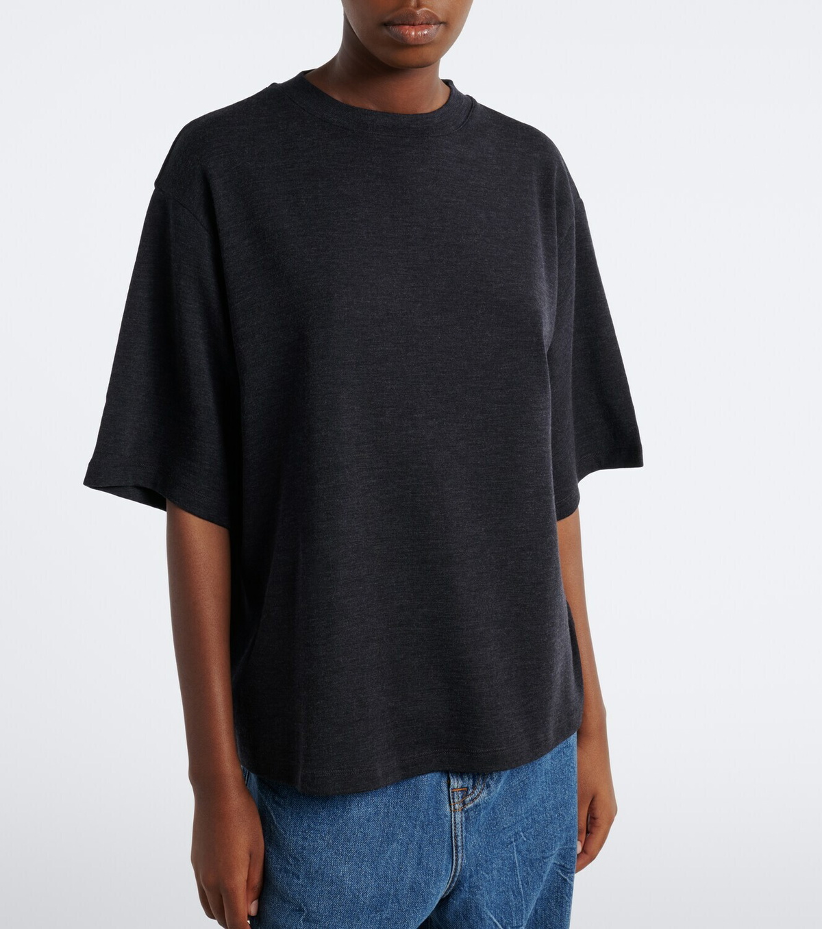 Róhe Knitted wool T-shirt