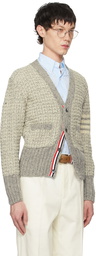 Thom Browne Gray 4-Bar Classic Cardigan