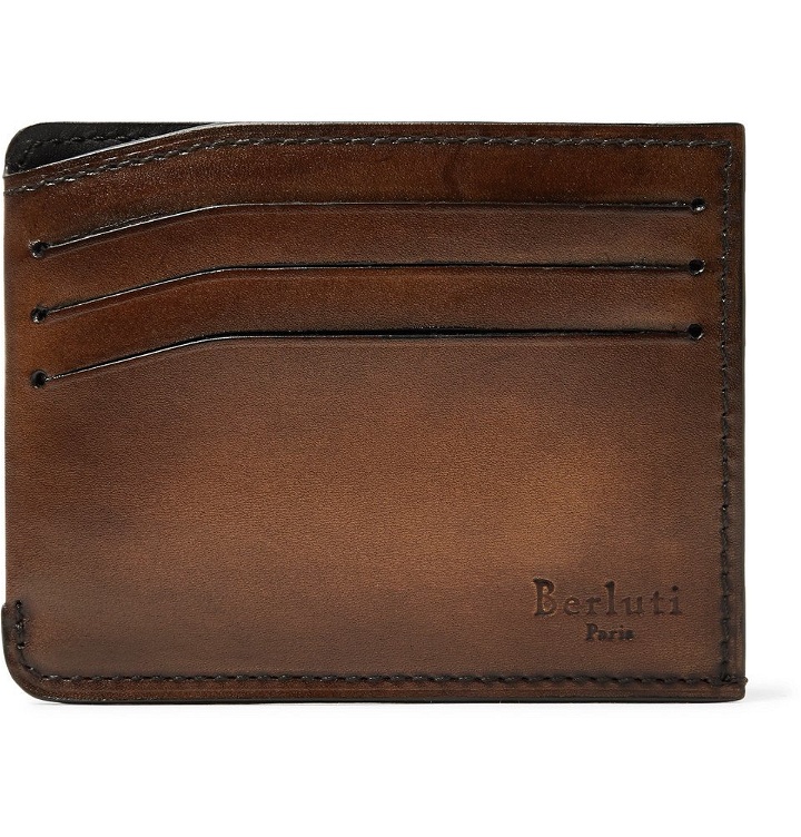 Photo: Berluti - Bambou Leather Cardholder - Men - Brown