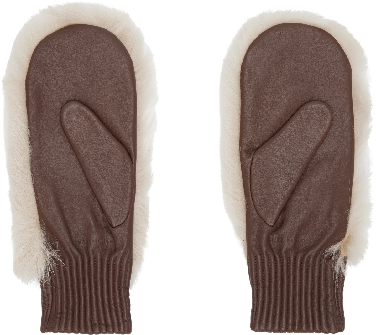 Tiger of Sweden Brown Chiro Leather Gloves