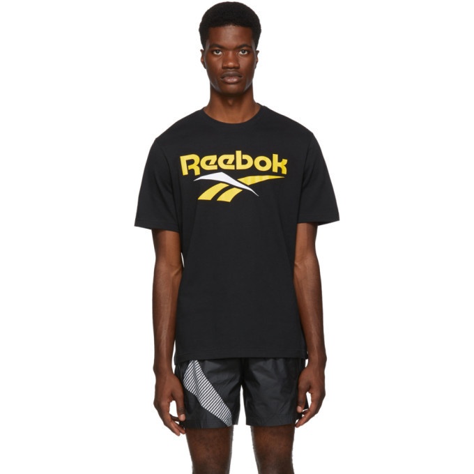 Photo: Reebok Classics Black and Yellow Vector T-Shirt