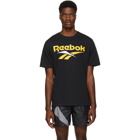 Reebok Classics Black and Yellow Vector T-Shirt