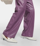 Jacques Wei Faux leather straight pants