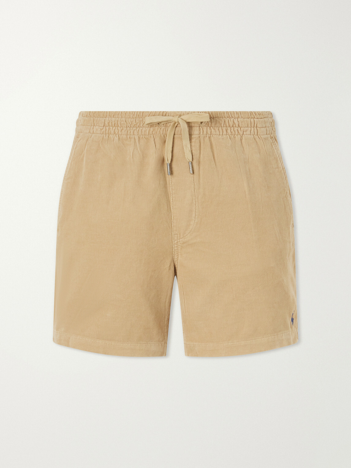 Polo Ralph Lauren - Straight-Leg Logo-Embroidered Cotton-Corduroy Drawstring Shorts - Brown