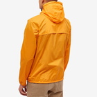 K-Way Men's Le Vrai 3.0 Claude Packable Zip Jacket in Orange