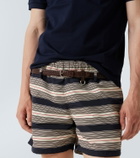 Prada Braided leather belt