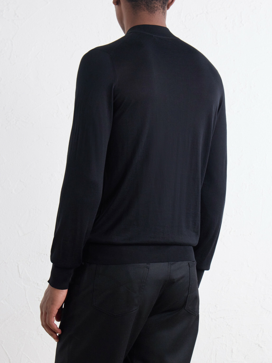 Brunello Cucinelli - Silk and Cotton-Blend Rollneck Sweater - Black