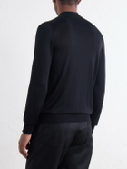 Brunello Cucinelli - Silk and Cotton-Blend Rollneck Sweater - Black