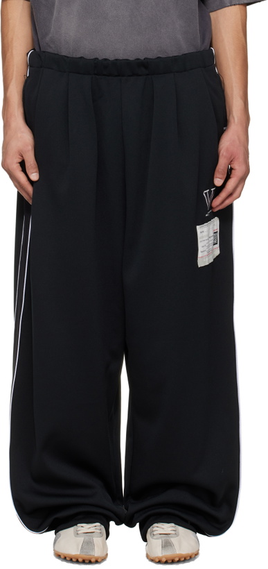 Photo: Maison MIHARA YASUHIRO Black Amateur Sewn Like Track Pants