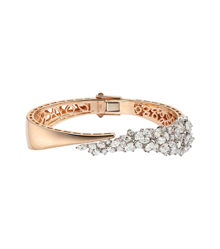 Photo: Yeprem 18kt rose and white gold (750/1000) bracelet with diamonds