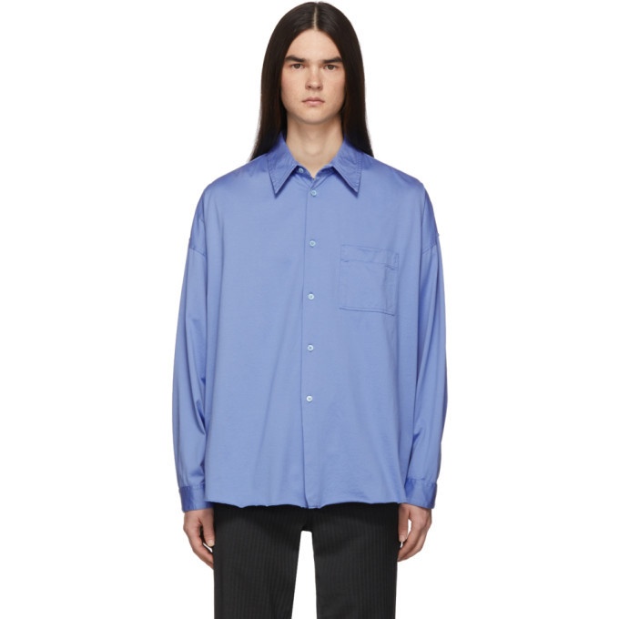 Photo: Marni Blue Jersey Pocket Shirt