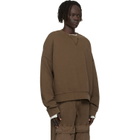 Entire Studios Brown Box Crew Sweatshirt