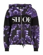 Shoe Womens Sweatshirt in Purple