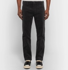 OrSlow - Slim-Fit Stretch-Cotton Corduroy Trousers - Men - Black