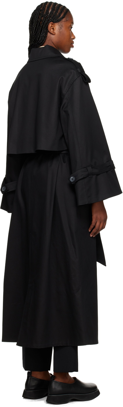 by Malene Birger Black Alanis Trench Coat
