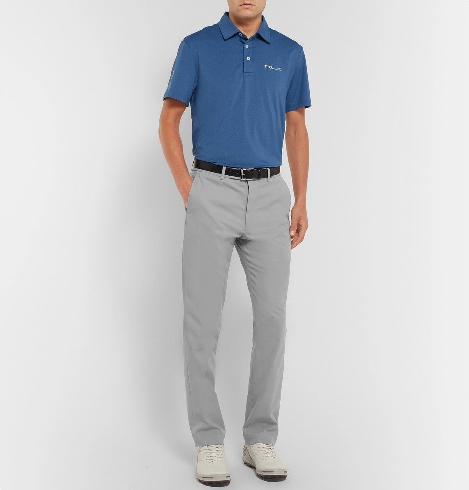 White Flat-front twill golf trousers | Polo Ralph Lauren | MATCHES UK